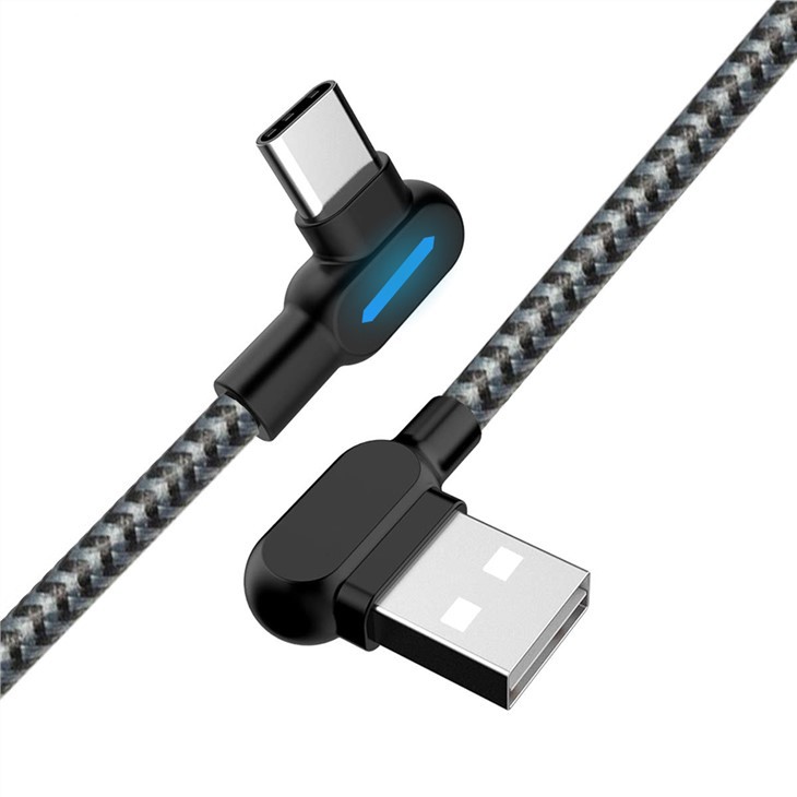 Cable de carga rápida LED tipo C