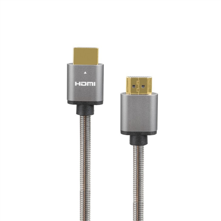 Cable de acero inoxidable HDMI a HDMI 8K